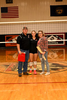 Wolfpack volleyball parents night - seniors