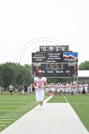 Northeast Nebraska All Star football classic Cale Kinney Jack Wemhoff  Elgin Nebraska Elgin Public Pope John school Antelope County news Nebraska Elgin Review 2023_2371