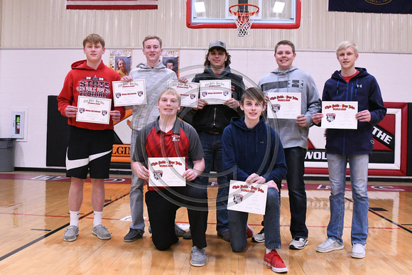 Wolfpack boys basketball awards Elgin Nebraska Antelope County Nebraska news Elgin Review 2021_9030