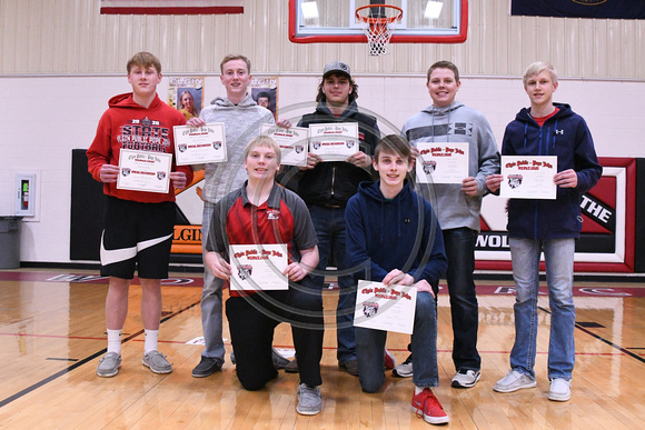 Wolfpack boys basketball awards Elgin Nebraska Antelope County Nebraska news Elgin Review 2021_9032