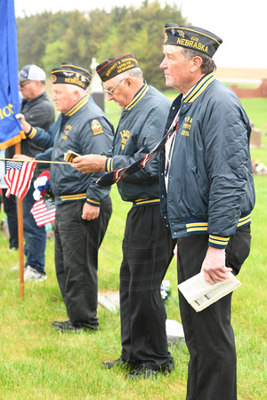 Memorial Day Program American Legion VFW Veterans of Foreign Wars Auxiliary West Cedar Valley St. Boniface Elgin Nebraska Antelope County Nebraska news Elgin Review 2020_0543