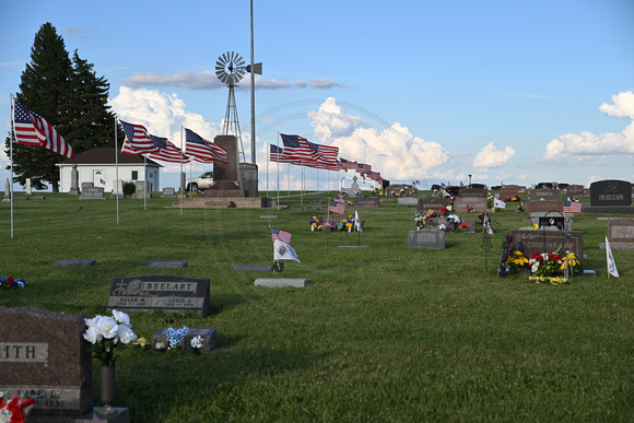 Memorial Day Park West Cedar Valley St. Boniface cemetery Elgin Public Pope John EPPJ Wolfpack  Elgin Nebraska Antelope County Nebraska news Elgin Review 2024_0572